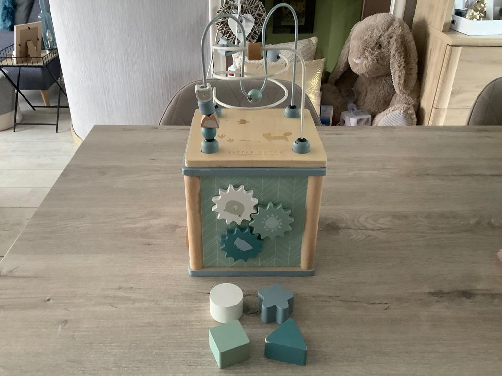 Little Dutch houten activiteiten kubus (22x22 cm), Kinderen en Baby's, Speelgoed | Educatief en Creatief, Ophalen of Verzenden