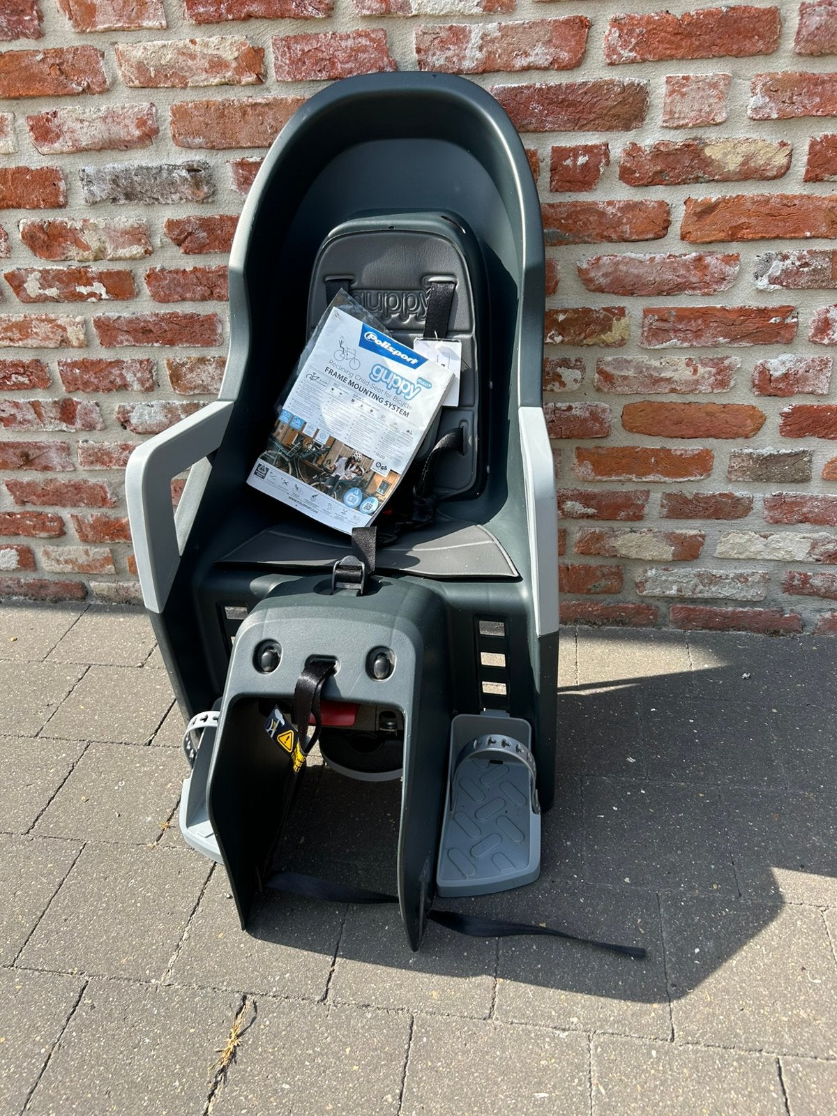 Nieuwe fietsstoel Polisport Guppy RS plus maxi, Fietsen en Brommers, Ophalen, Achterzitje, Voetsteuntjes, 9 t/m 18 kg