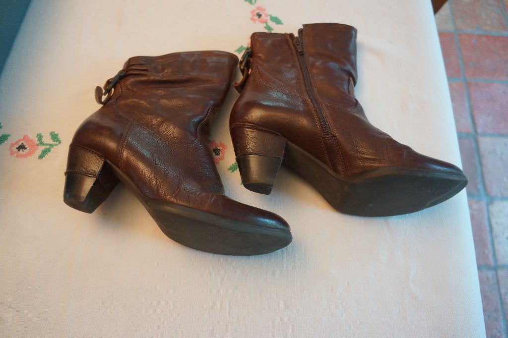 lage dameslaarzen TORFS, maat 37, bijna nieuw, kastanjebruin, Enlèvement ou Envoi, Comme neuf, Boots et Botinnes