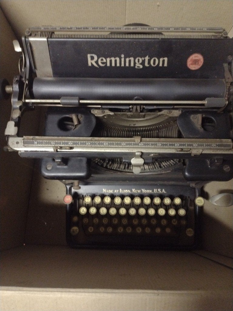 Remington 16 standard, Diversen, Typemachines, Ophalen