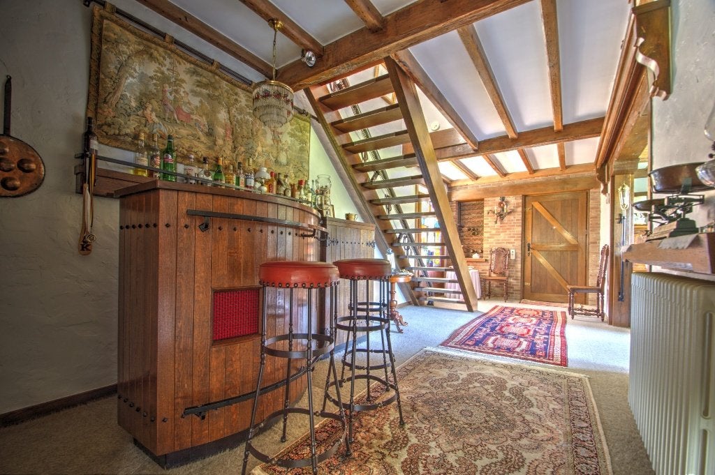 drankbar in hout, Huis en Inrichting, Ophalen, Hout, Gebruikt, Landelijk