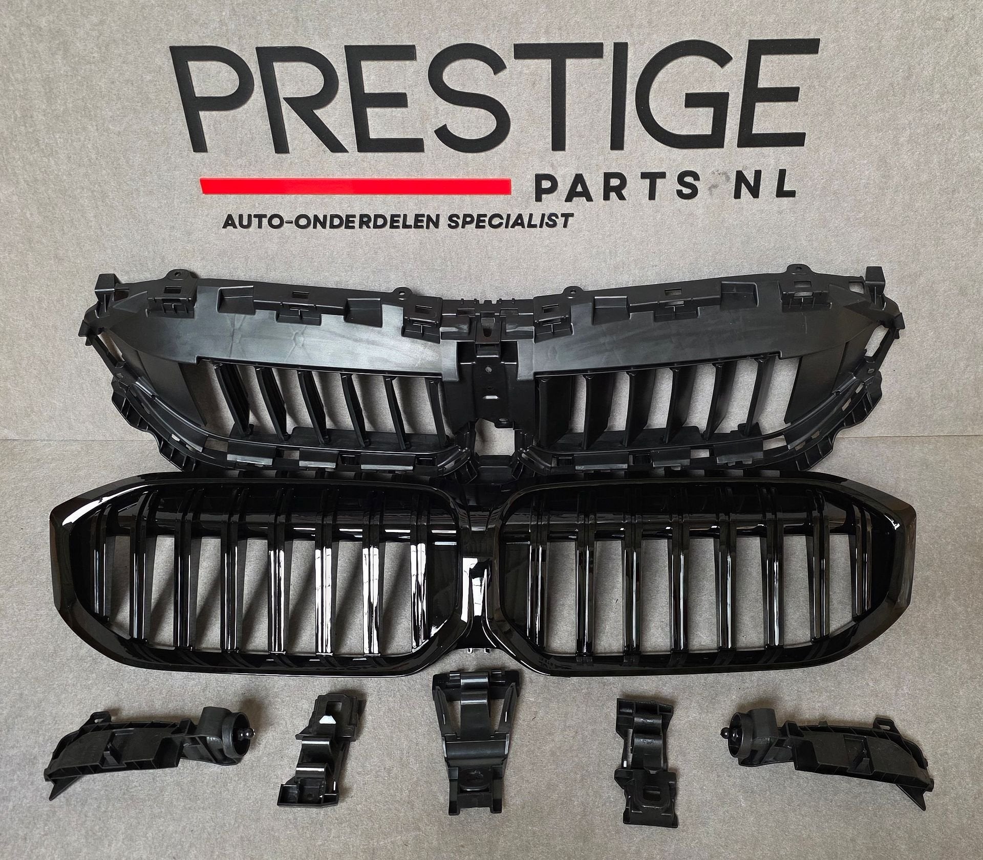 Grille BMW 3 Serie G20 G21 LCI Nieren Grill M Sport + Houder, -, Voor, Nieuw, Ophalen of Verzenden