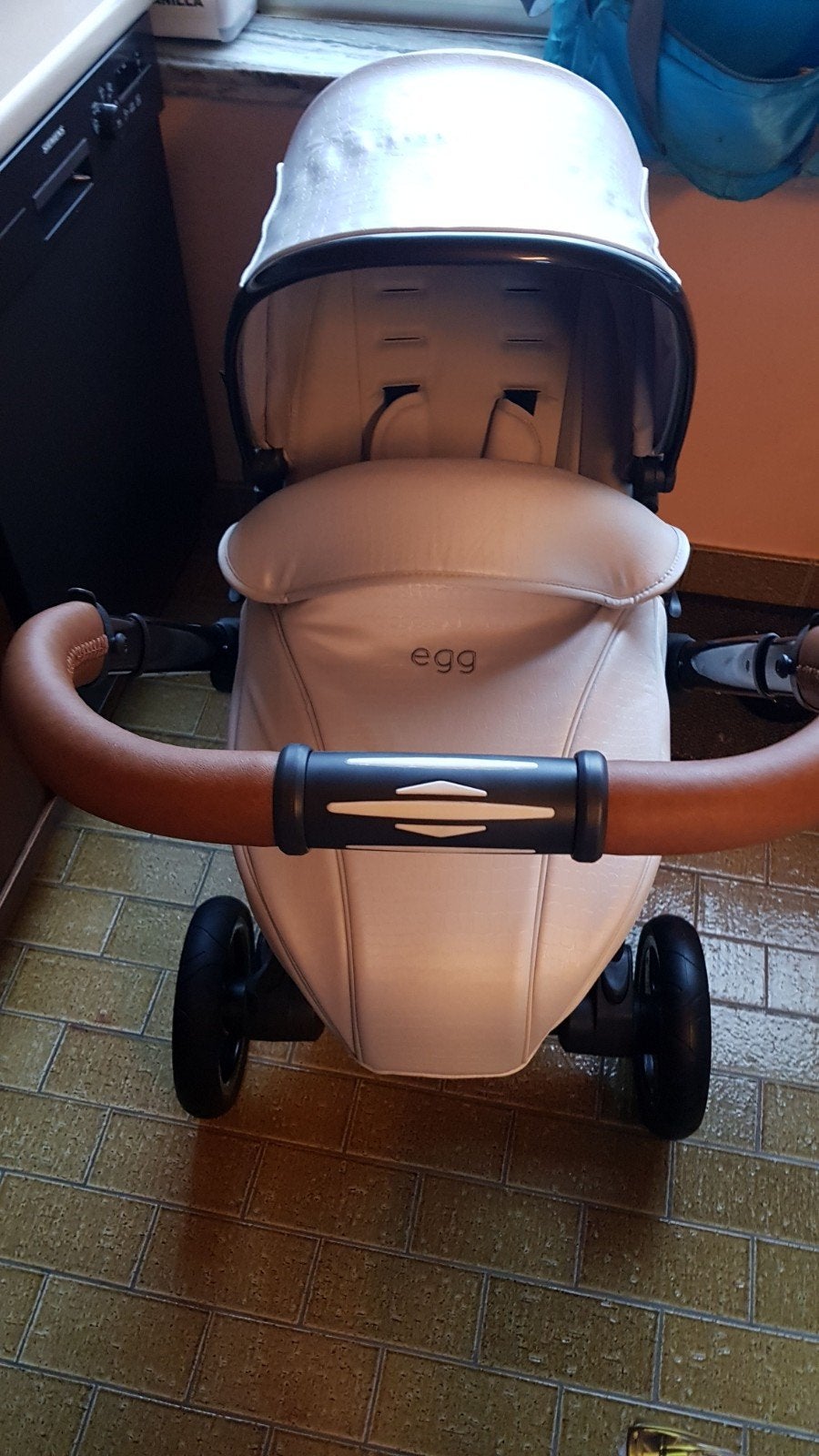 poussette Egg Jurassic Cream, Ophalen, Zo goed als nieuw, Kinderwagen, Overige merken
