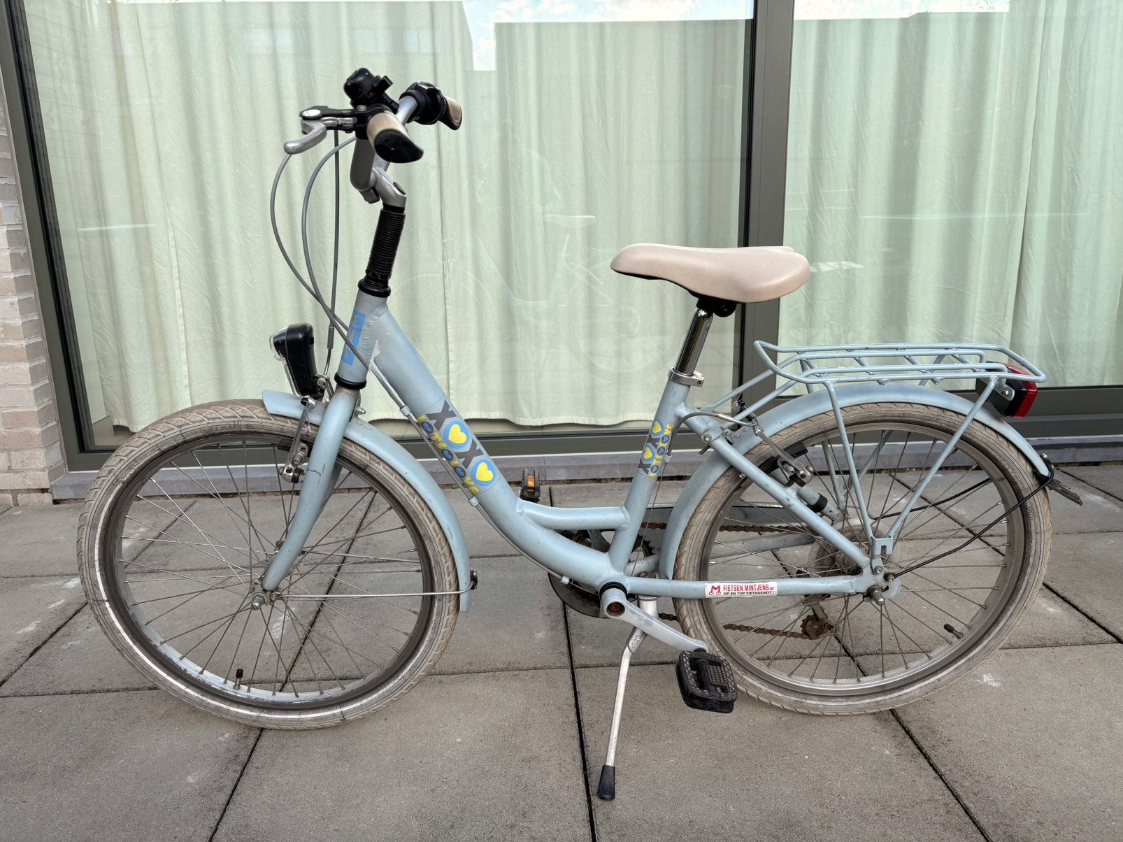 Meisjesfiets van Xoxo in goede staat - 24 inch, Ophalen, Gebruikt, 24 inch, Versnellingen