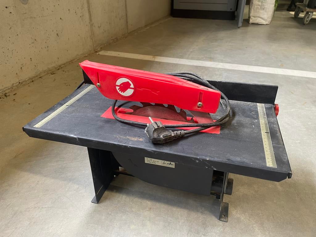 Tafel cirkelzaag machine, Enlèvement, Comme neuf, Scie circulaire