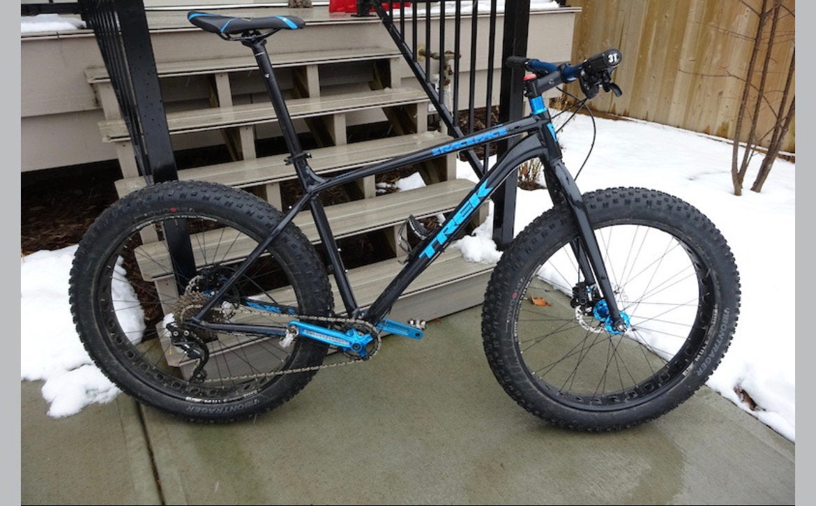 fatbike Trek, Vélos & Vélomoteurs, Enlèvement, Comme neuf