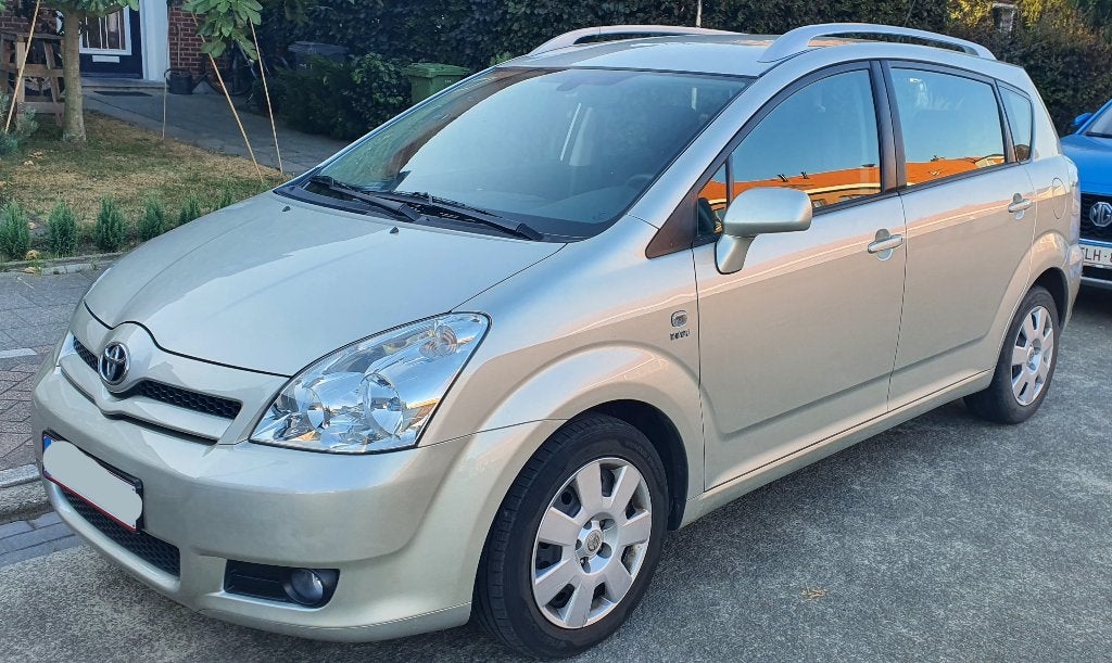 Toyota corolla verso, Auto's, Automaat, Zwart, 4 cilinders, 95 kW