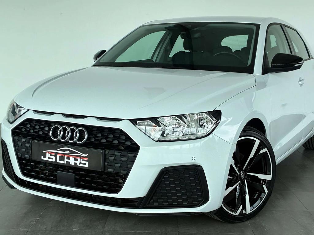 Audi A1 Sportback 1.0 TFSI SPORT-1ERPRO-COCKPIT-CARPLAY-GPS-, Automaat, Stof, 116 pk, Wit