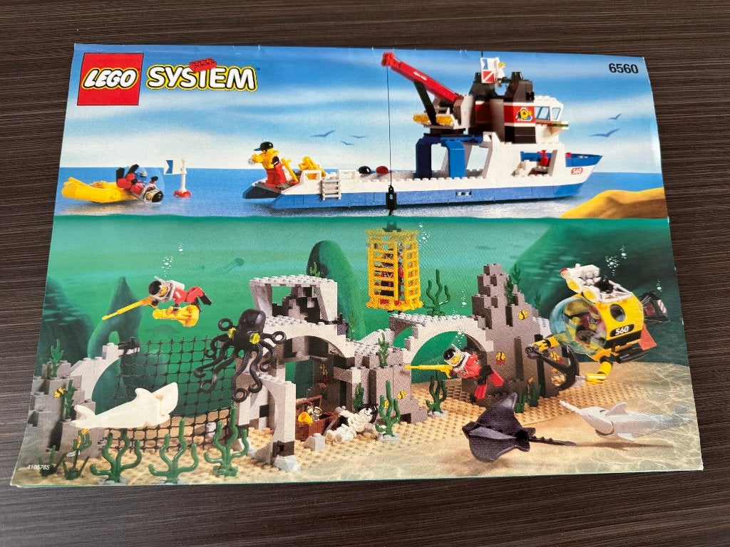 Lego 6560 Duikexpeditie - Diving expedition explorer  (1997), Kinderen en Baby's, Gebruikt, Lego, Ophalen of Verzenden, Complete set