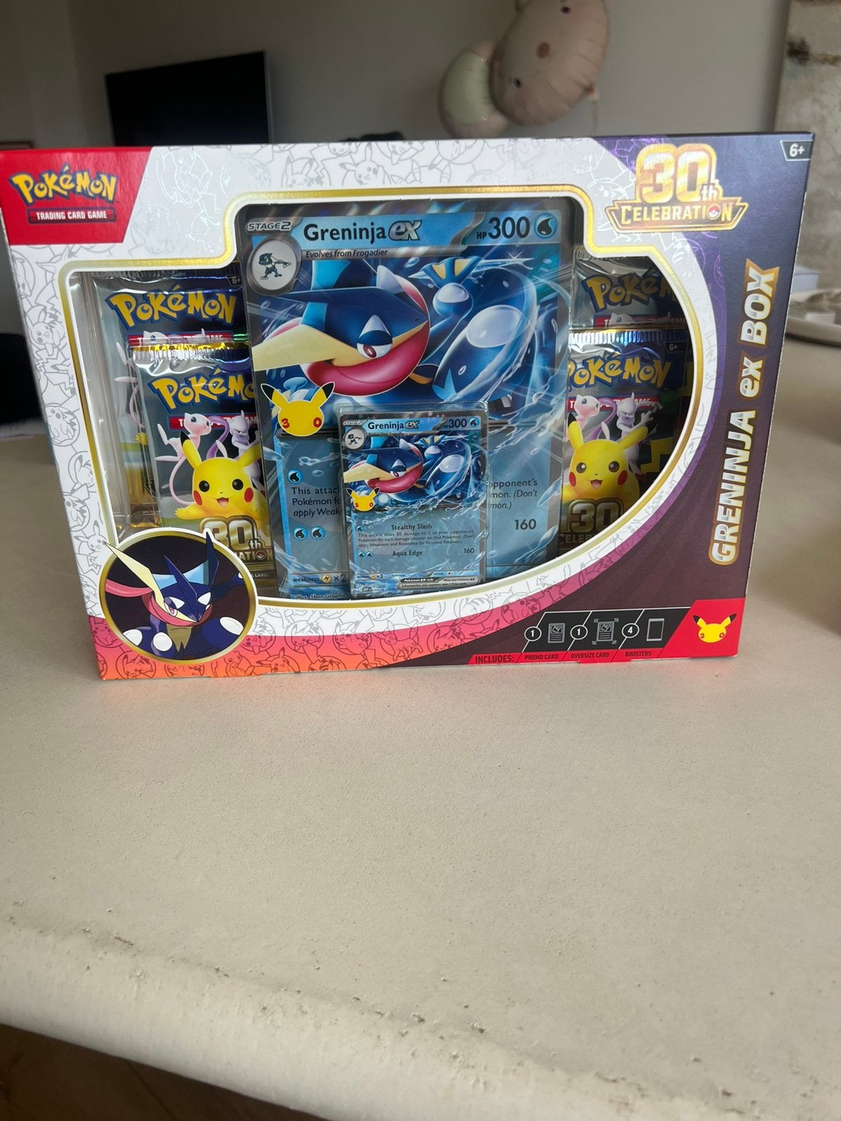 Pokémon greninja ex box 30th celebration, Ophalen of Verzenden, Nieuw