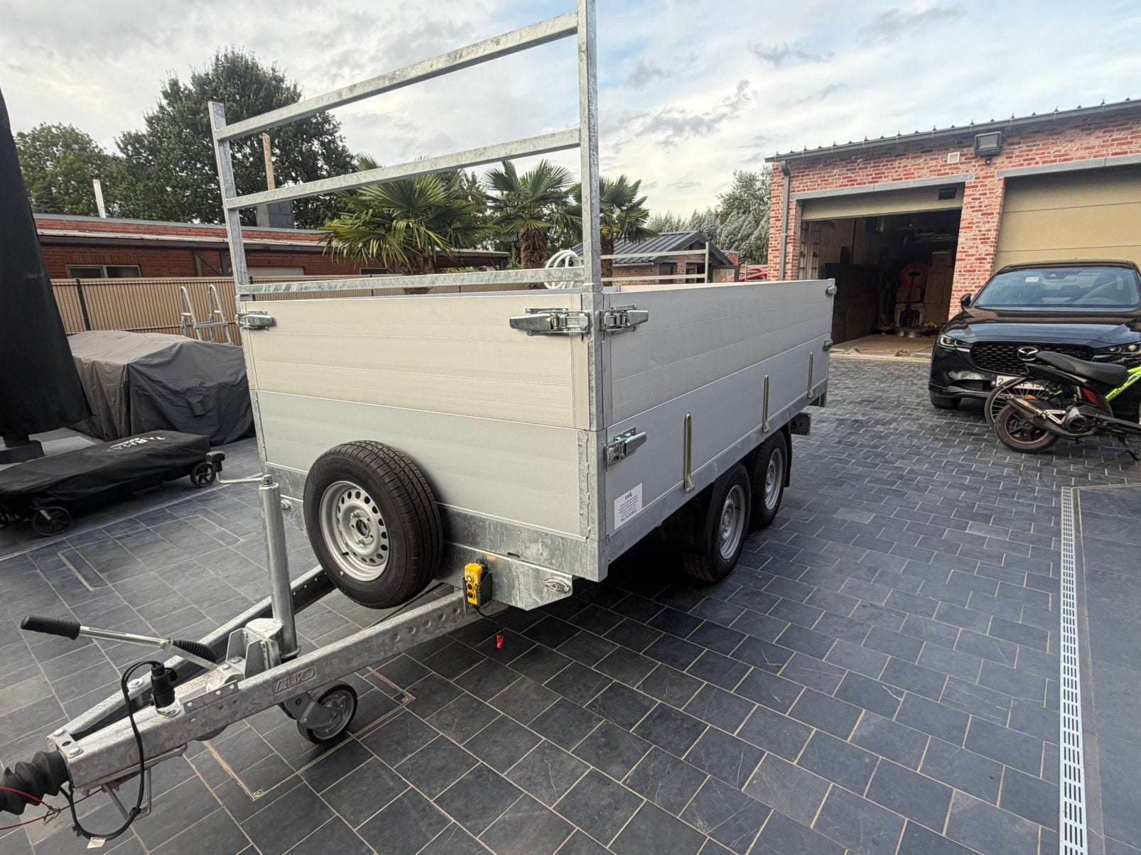 Nieuwe elektrische kipper 3500kg, Merk BW, Auto diversen, Aanhangers en Bagagewagens, Ophalen, Nieuw