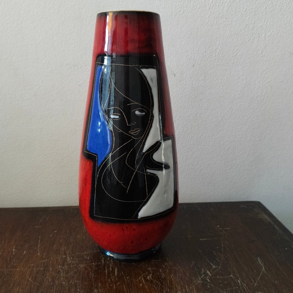 Vintage vaas Italiaans Rufinelli Assisi, Ophalen