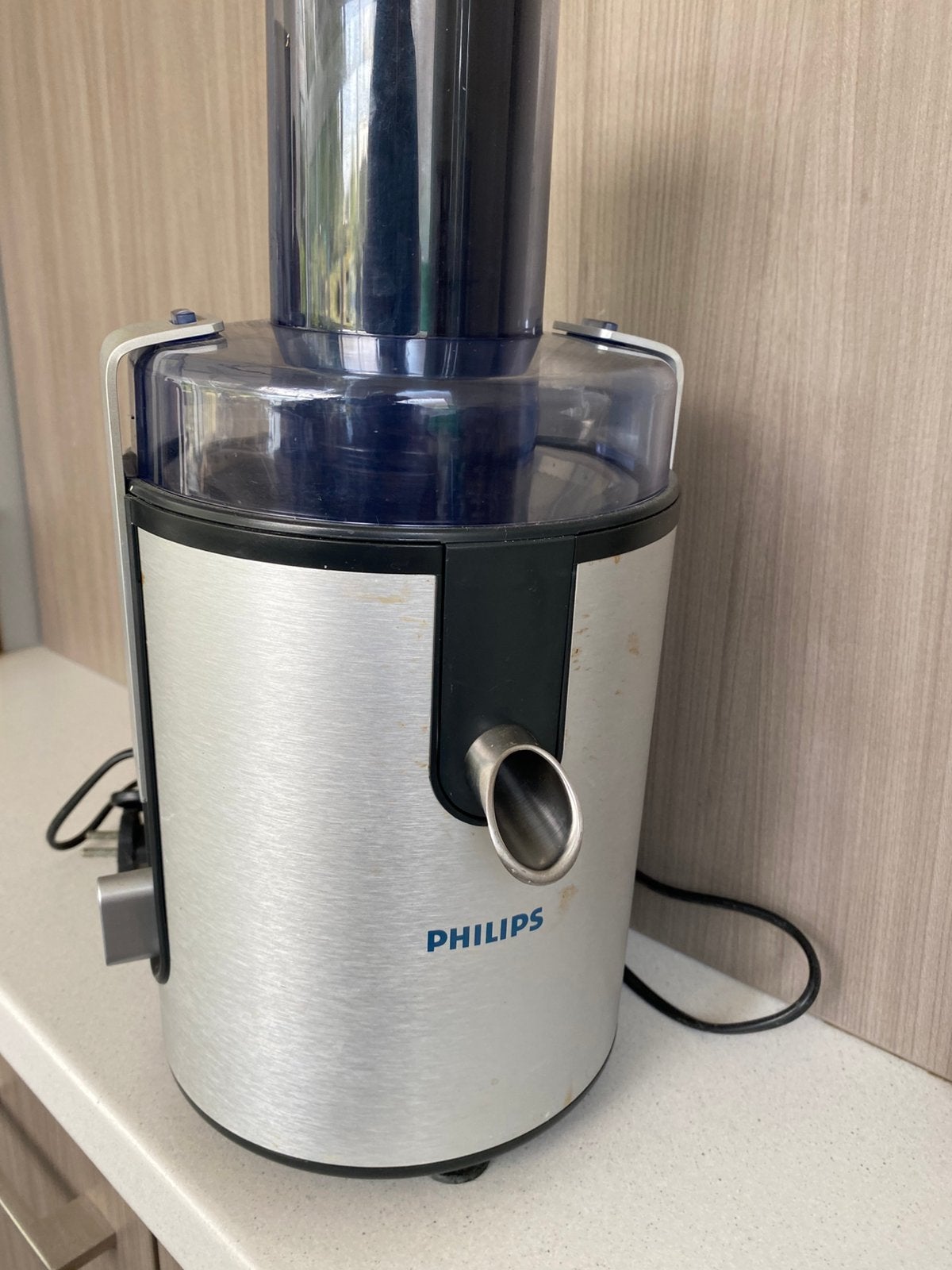 Centrifugeuse Philips en acier inoxydable, Enlèvement, Comme neuf