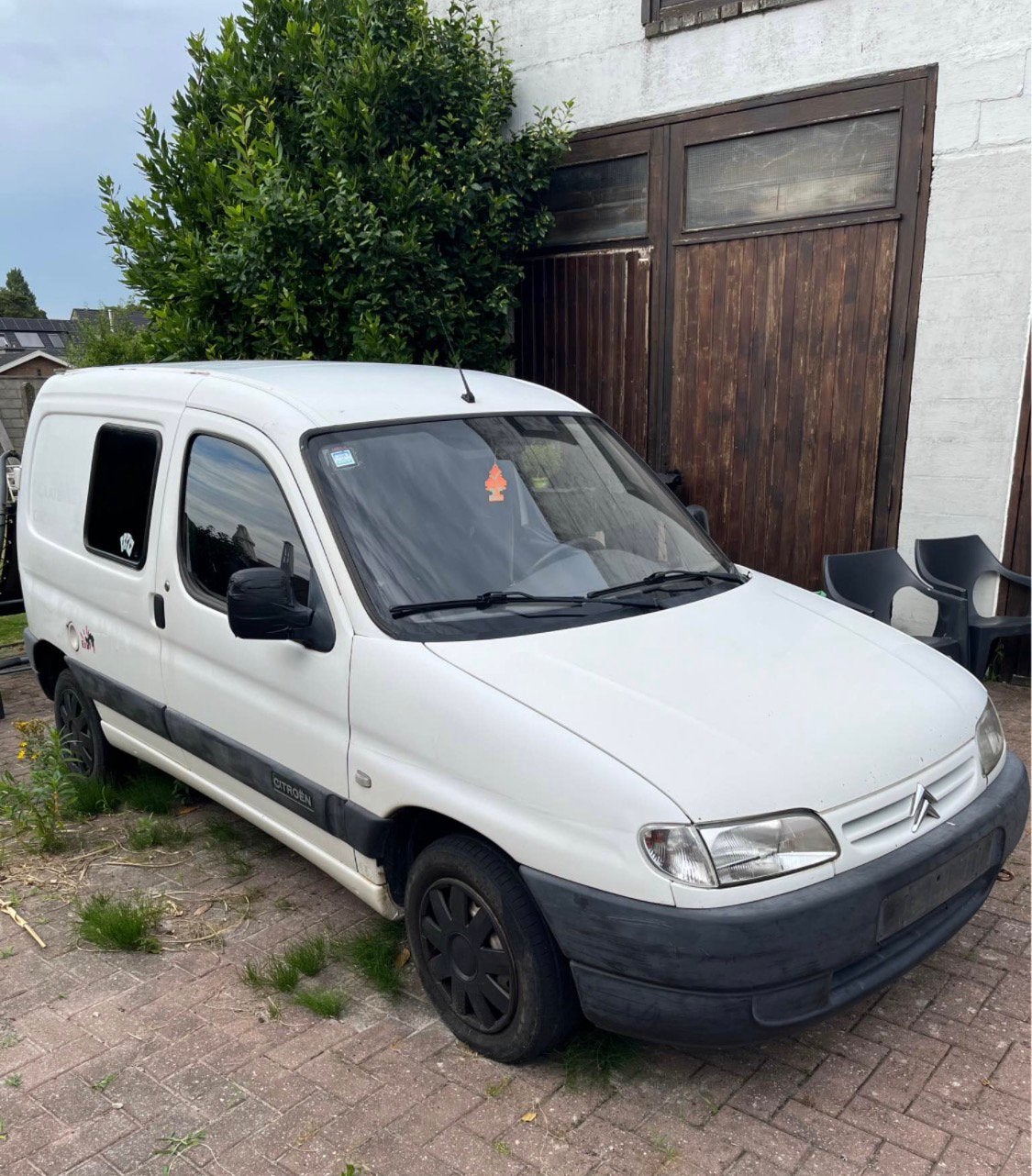 Citroen berlingo 1.9d 1999 trekhaak  264000km, Auto's, 4 deurs, Citroën, Wit, Particulier