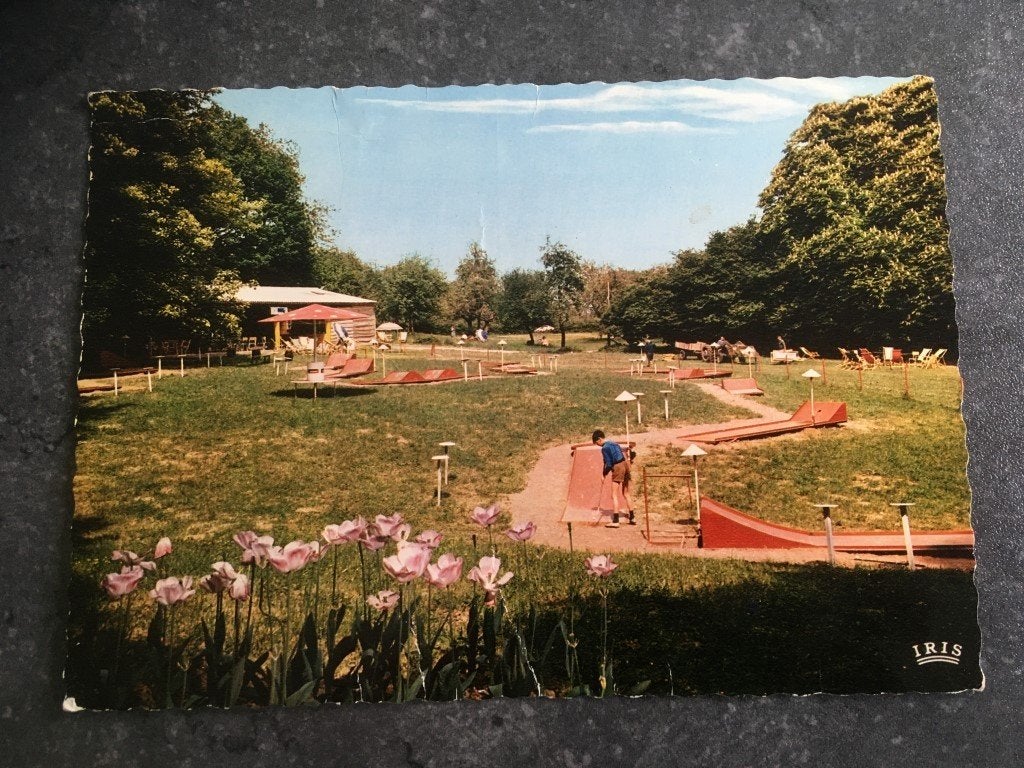postkaart L'Hirondelle - Oteppe - klein golfspel, Collections, Enlèvement ou Envoi, Liège
