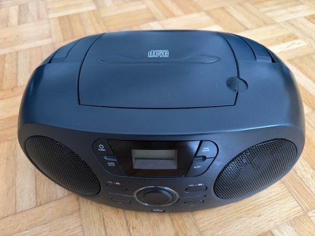 Boombox avec radio cd aux usb, Enlèvement, Comme neuf, Radio