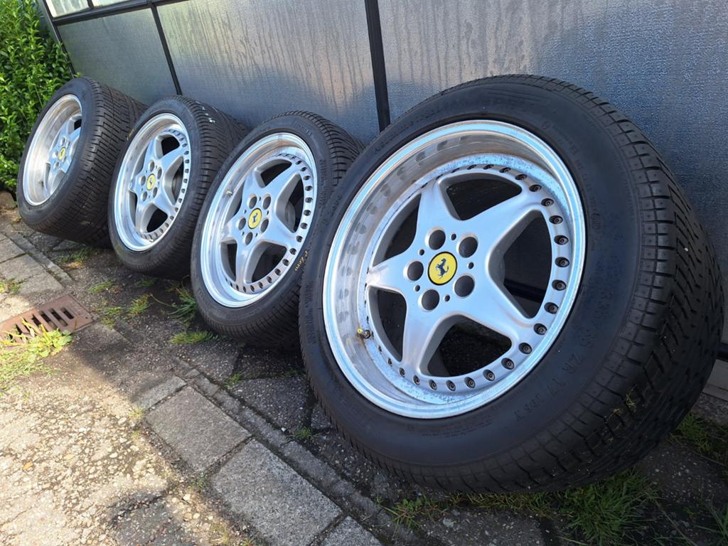 17" Originele Folger Cup 4 velgen 5x108 Ferrari Volvo Ford, Auto-onderdelen, Banden en Velgen, 18 inch, Gebruikt, Velg(en), Ophalen of Verzenden