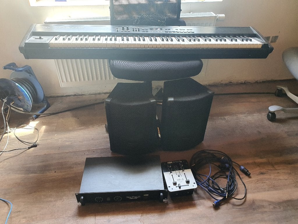 LOT Professional muziek Roland RD-300GX. Digitale stage, Muziek en Instrumenten, Piano's, Ophalen, Zwart, Digitaal, Zo goed als nieuw