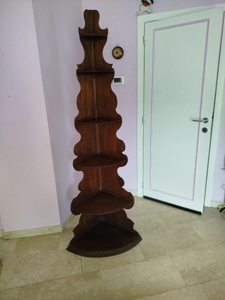 houten hoekplank, Huis en Inrichting, Woonaccessoires | Etagères, Ophalen, Gebruikt