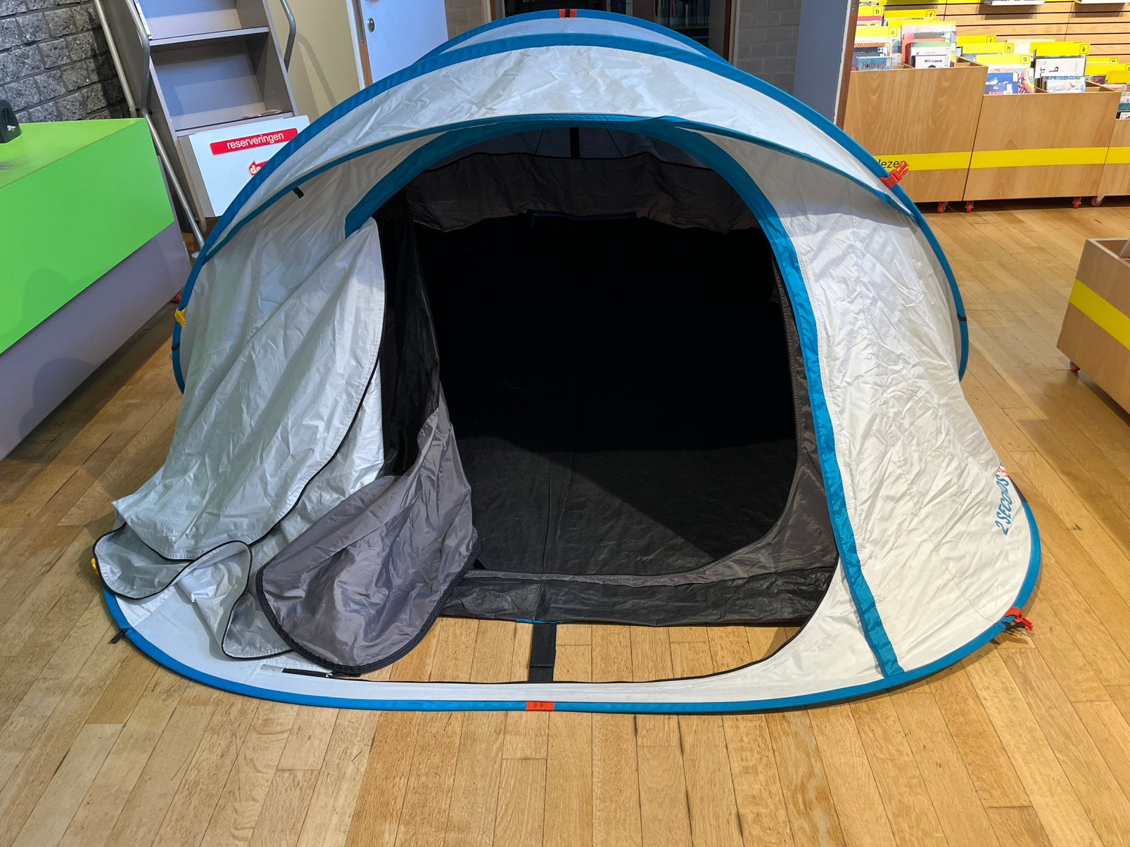 Tent quechua 2 seconds 3, Caravans en Kamperen, Ophalen, Zo goed als nieuw