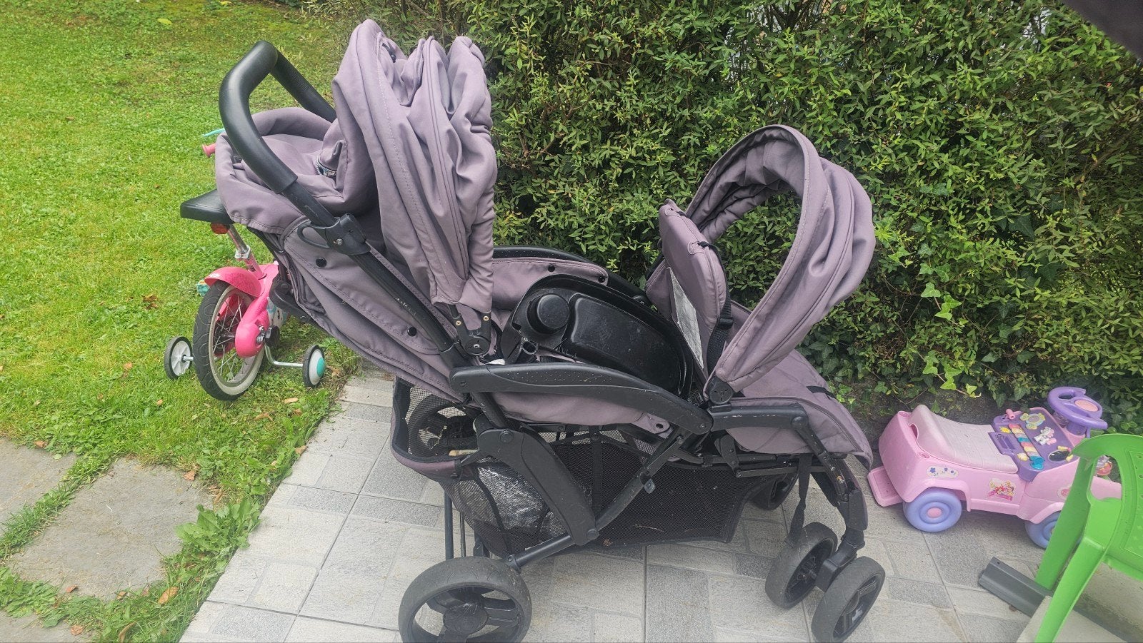 je vends  poussette  double, Enlèvement, Poussette