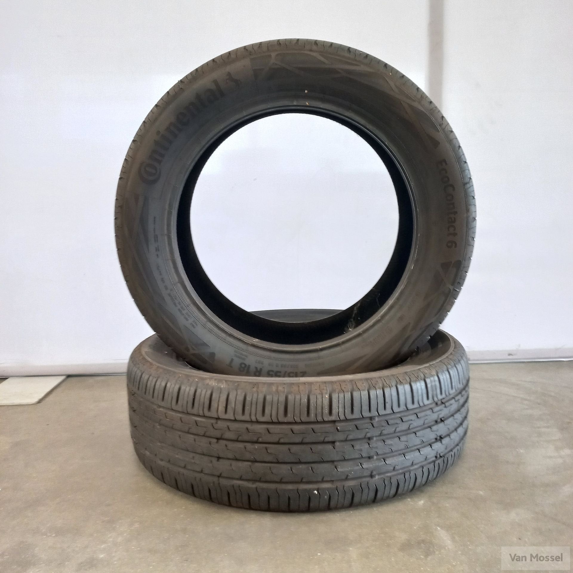 Continental Ecocontact 6 215/55/R18 95T, 215 mm, Véhicule de tourisme, Pneus été, -