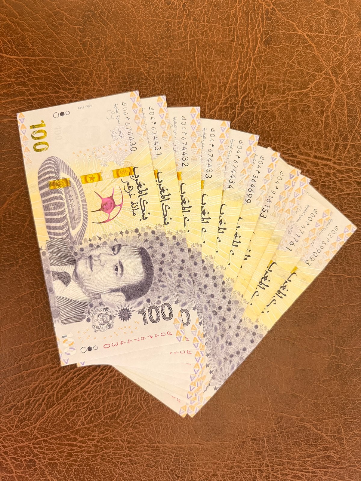 Morocco 100 dirhams 2025 AFCON Commemorative, Timbres & Monnaies, Billets de banque | Afrique, Enlèvement