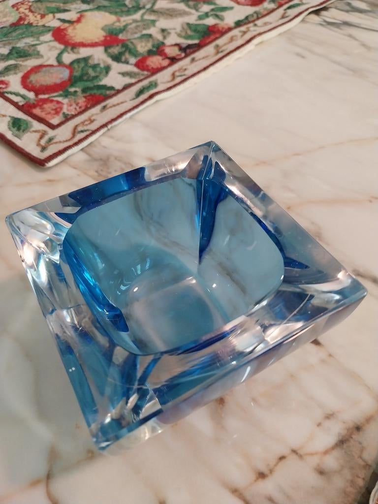 Antieke asbak ( erfstuk) Val Saint LAMBERT  of Murano, Antiek en Kunst, Ophalen of Verzenden