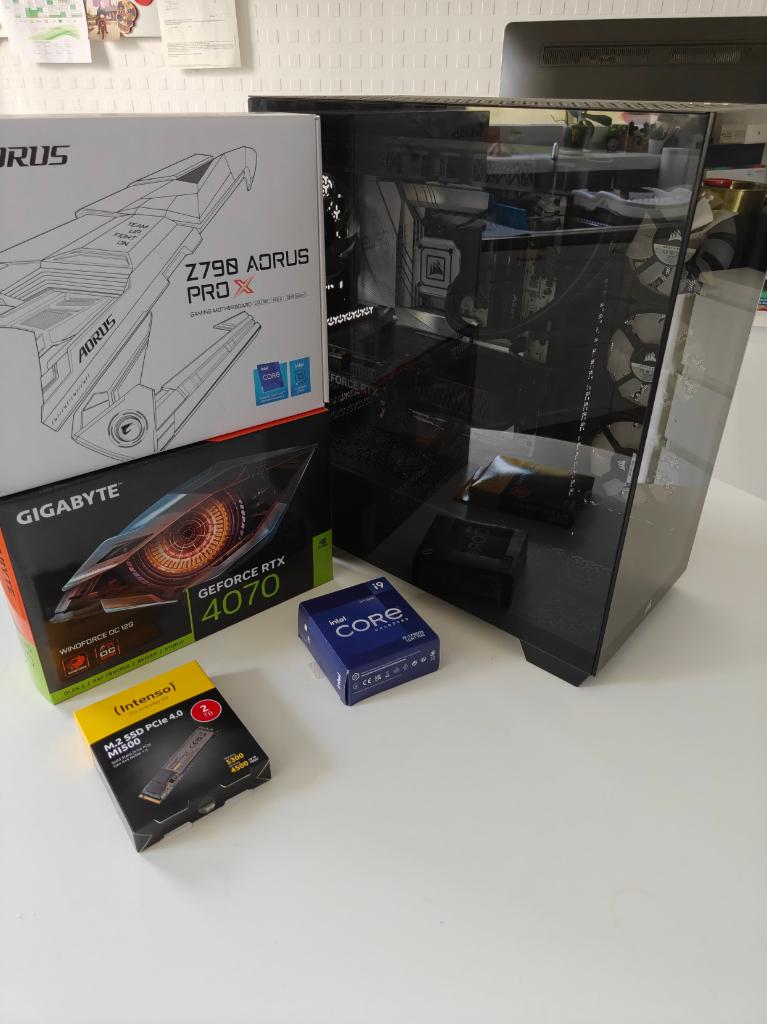 Power-Game i9 PC(12900K,RTX 4070,32GB DDR5,SSD 2TB,WC), Computers en Software, Desktop Pc's, Ophalen, 32 GB, Intel Core i9, Virtual Reality