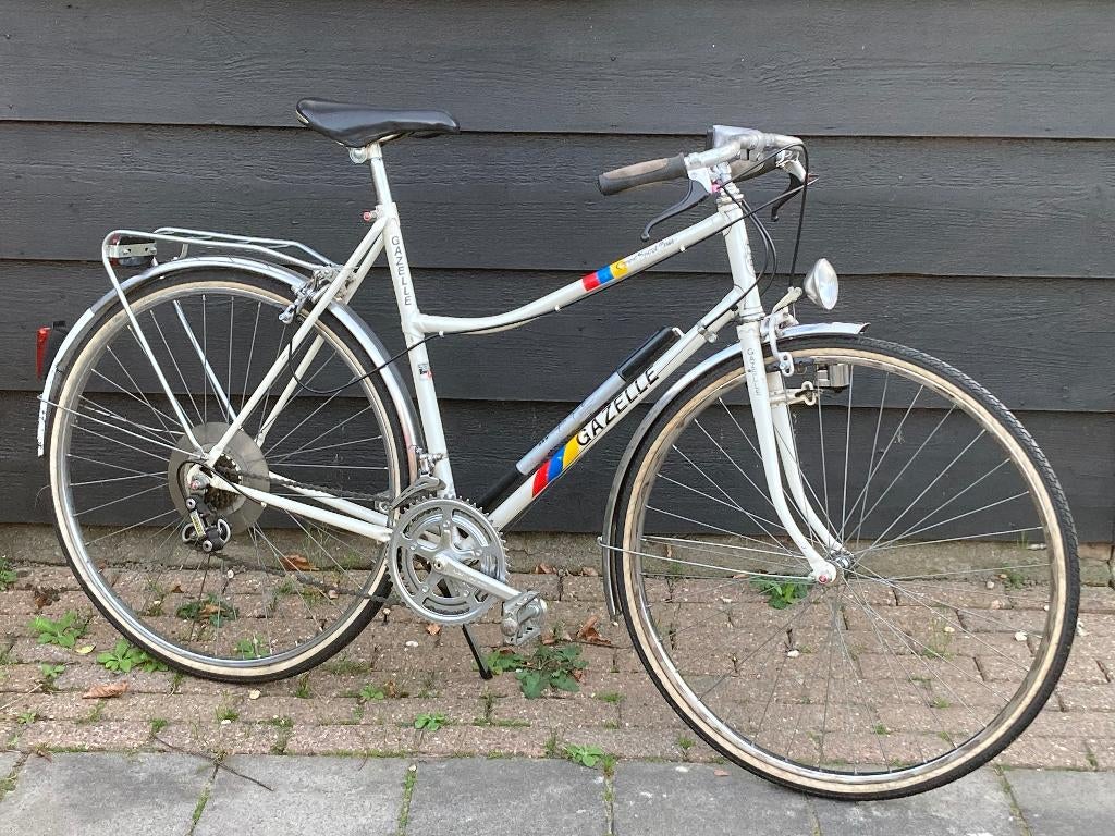 Vintage Gazelle dames sportfiets, Fietsen en Brommers, Ophalen, Jaren '60 of nieuwer, Velgrem, 55 tot 59 cm
