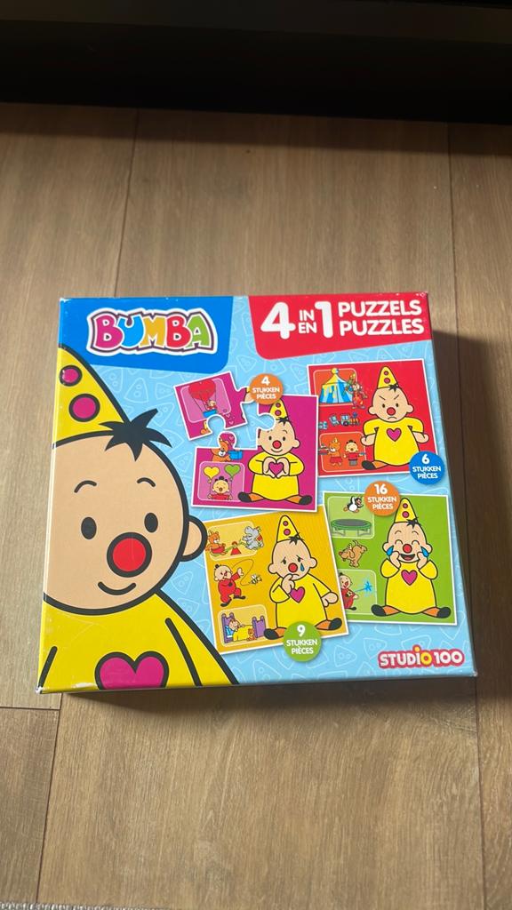 Bumba puzzel 4 in 1, Ophalen of Verzenden, Zo goed als nieuw