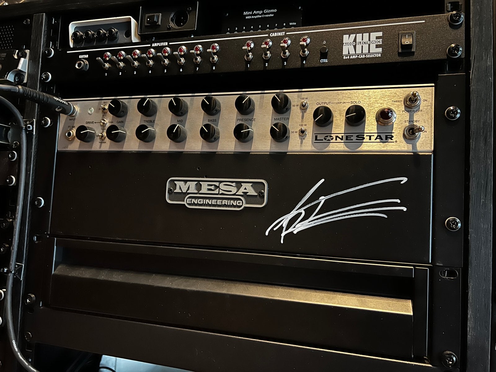 Mesa Boogie Lonestar with Footcontroller - Signed!, Musique & Instruments, Enlèvement, Utilisé