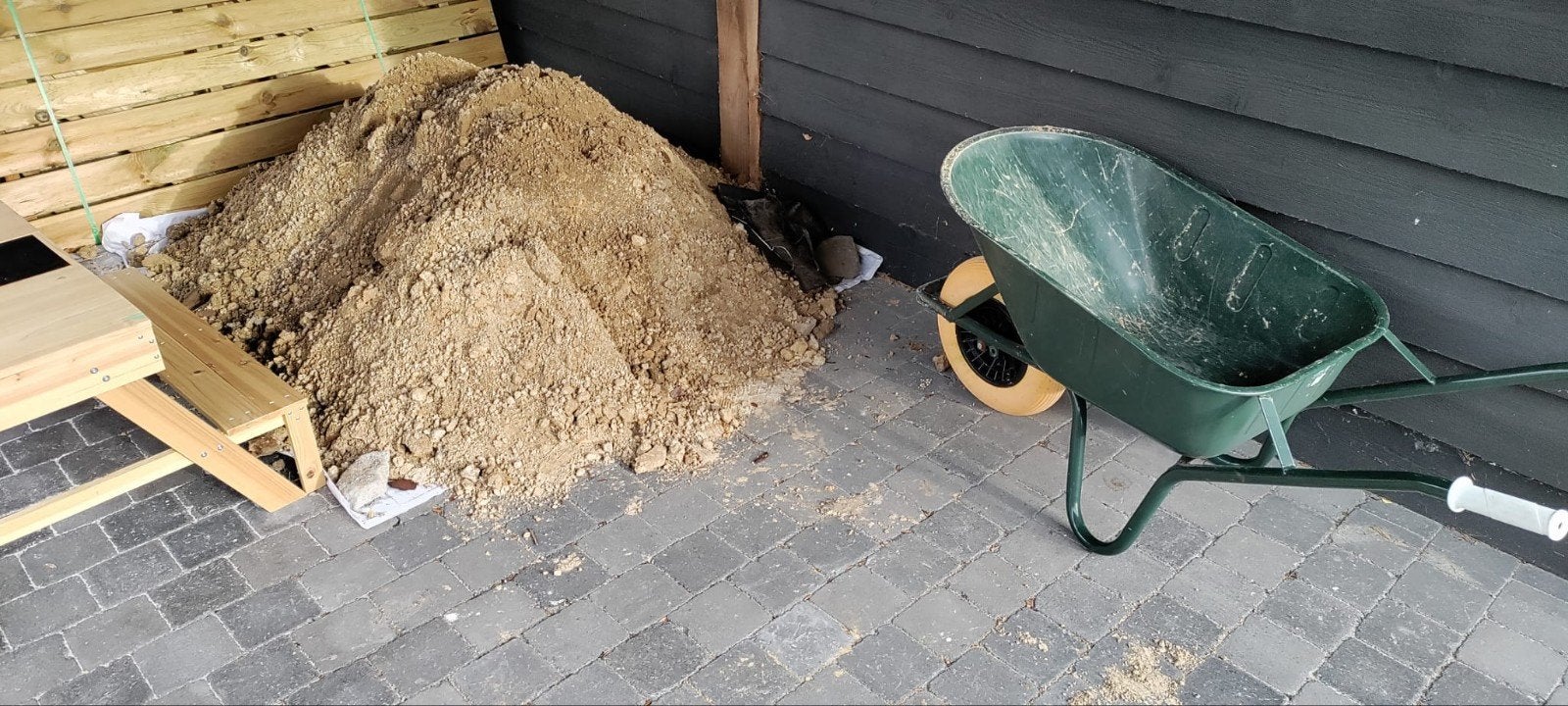 Gratis grond, Tuin en Terras, Ophalen
