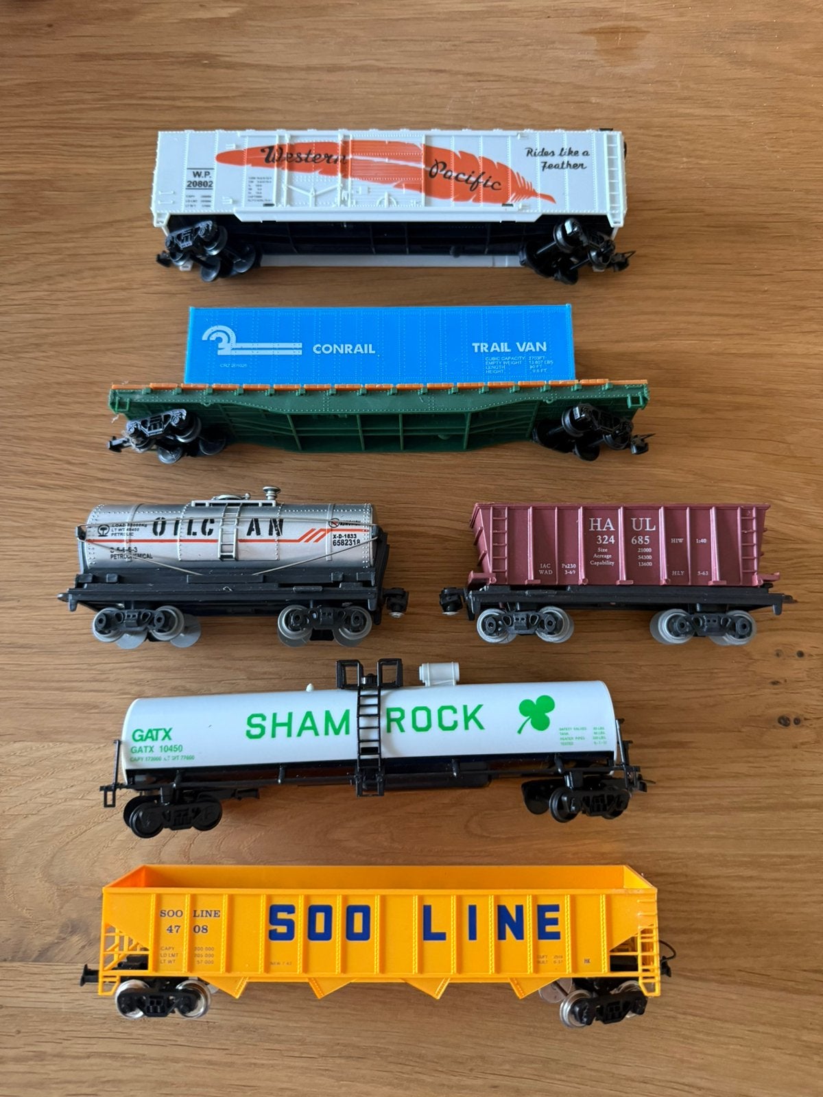 H0 Mehano USA goederenwagens lot, Hobby en Vrije tijd, Modeltreinen | H0, Zo goed als nieuw, Wagon, Overige merken, Ophalen of Verzenden