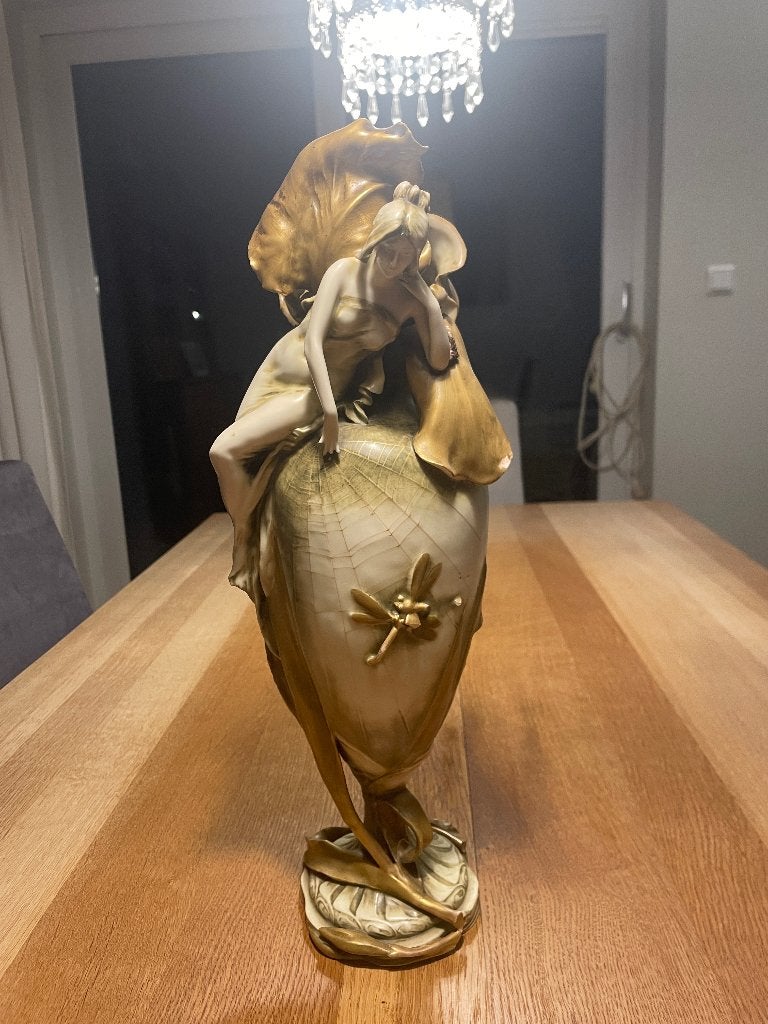 Art Nouveau amfhora vaas, Antiquités & Art, Enlèvement ou Envoi