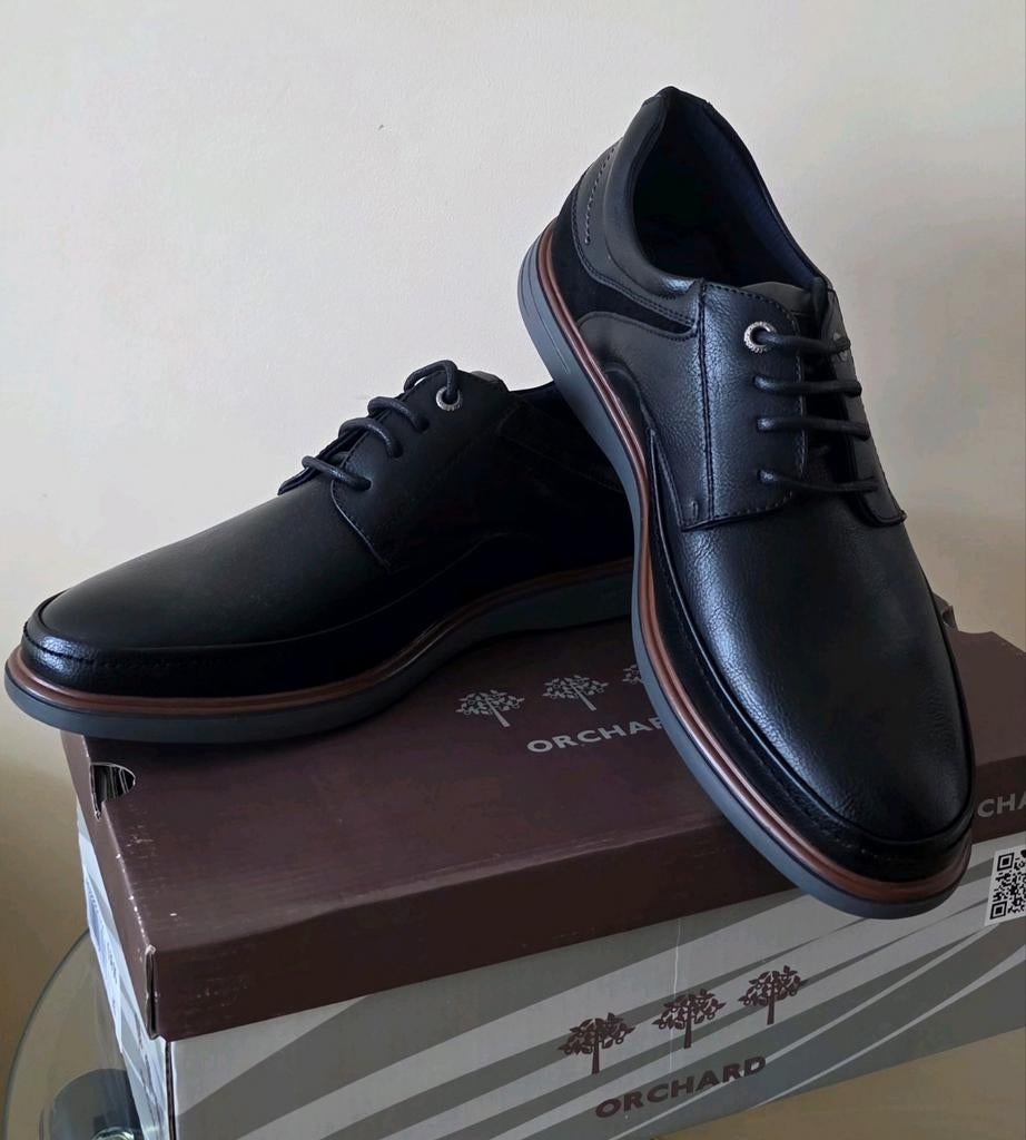 Nieuwe herenschoenen M 43, Ophalen, Orchard, Zwart, Nieuw
