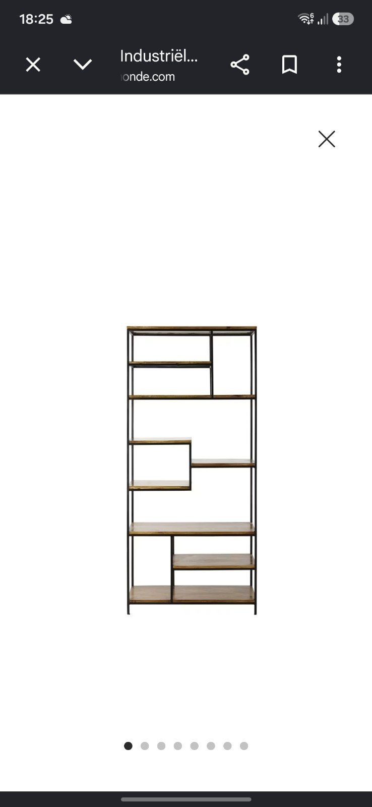 Nieuw in verpakking! Maisons du Monde ‘Segment’ industrieel, Enlèvement, Neuf