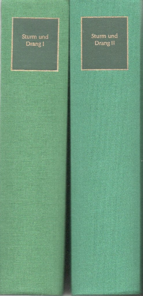 STURM UND DRANG Dichtungen & theoretische Texte Band I & II, Ophalen of Verzenden, Zo goed als nieuw, Heinz Nicolai, Non-fictie