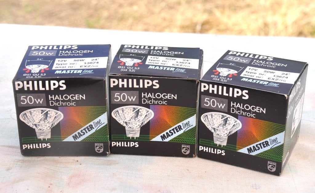 3 ampoules halogène 50w philips master line, Maison & Meubles, Enlèvement ou Envoi, Neuf