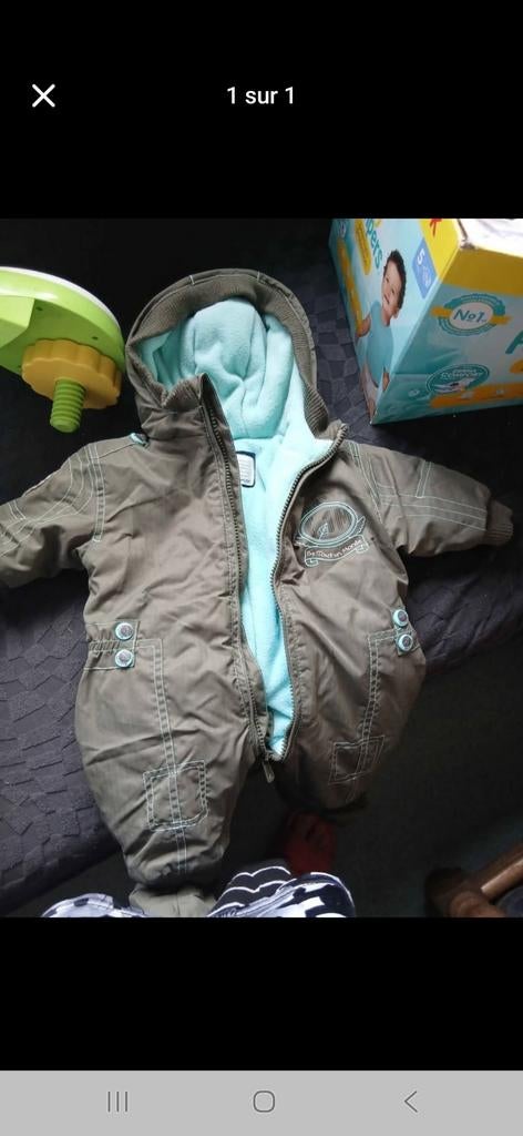 Grenouillère bébé 3 mois, Enlèvement