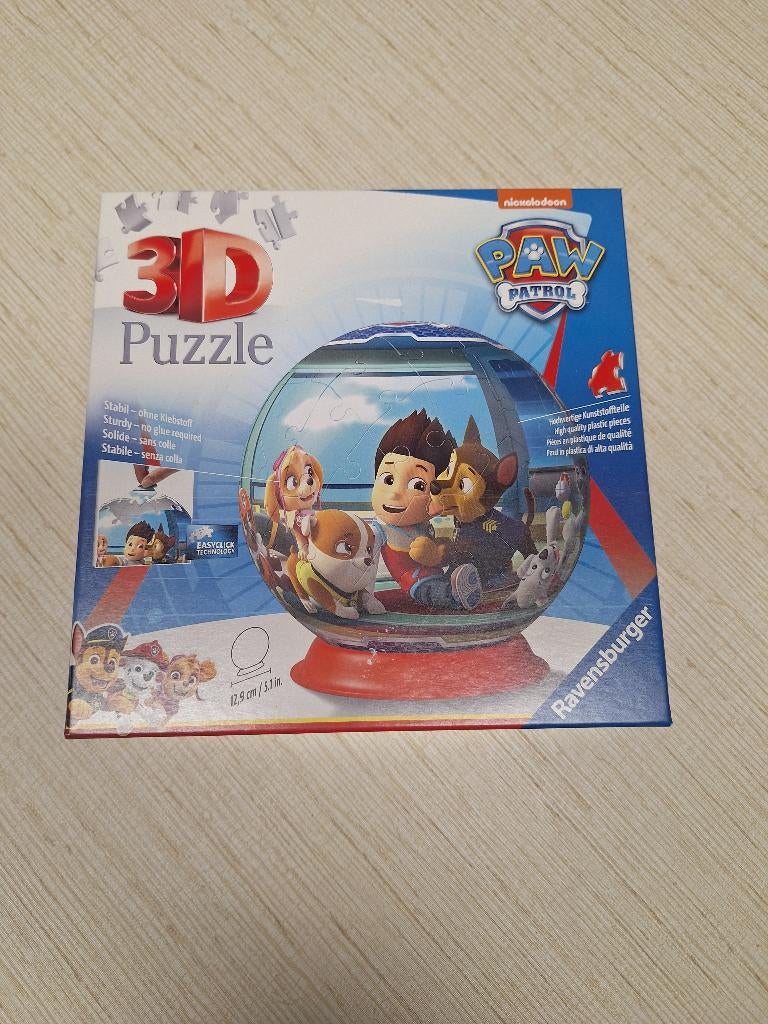 Puzzel 3D Paw Patrol, Ophalen of Verzenden, Meer dan 50 stukjes, Gebruikt