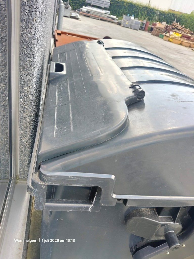 Container 1100L zwart, Ophalen