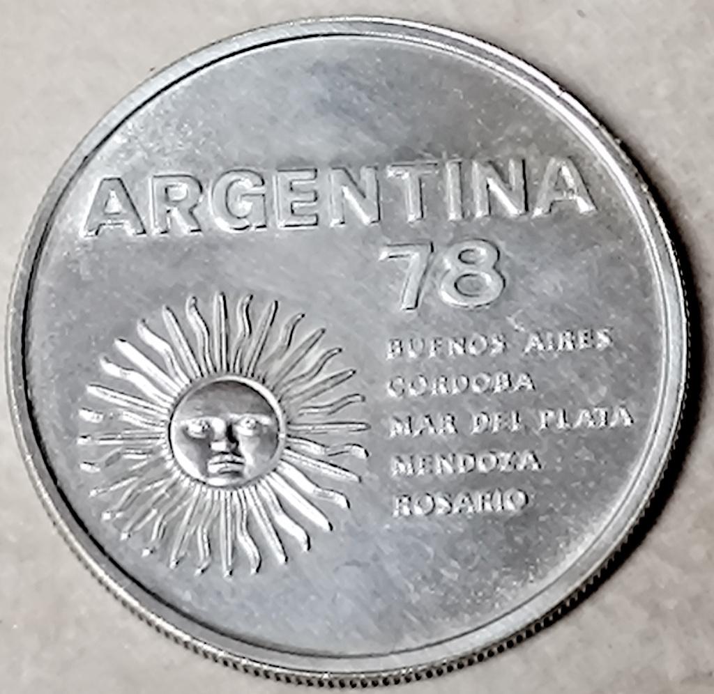 munt Argentinie 1000 pesos 1978 zilver 0,900 :, Enlèvement ou Envoi, Argent