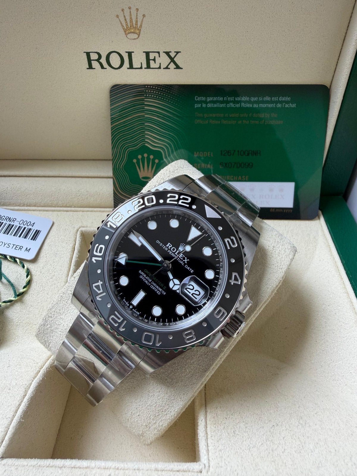 Rolex GMT-Master Bruce Wayne, Bijoux, Sacs & Beauté, Enlèvement ou Envoi, Acier, Montre-bracelet, Autres marques
