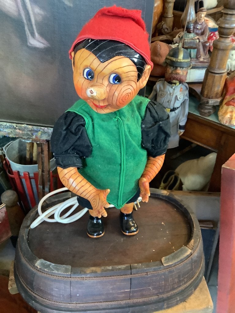 Prachtige Pinokkio automaat ( werkend ), Antiek en Kunst, Ophalen