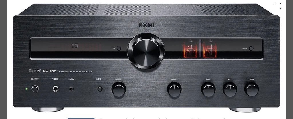 Magnat MA900. Ampli hybride., TV, Hi-fi & Vidéo, Amplificateurs & Ampli-syntoniseurs, Enlèvement ou Envoi, Utilisé, Stéréo