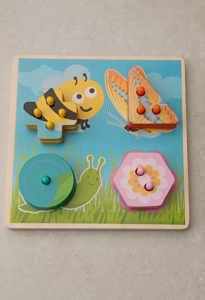 Houten stapelspel puzzel, Ophalen of Verzenden