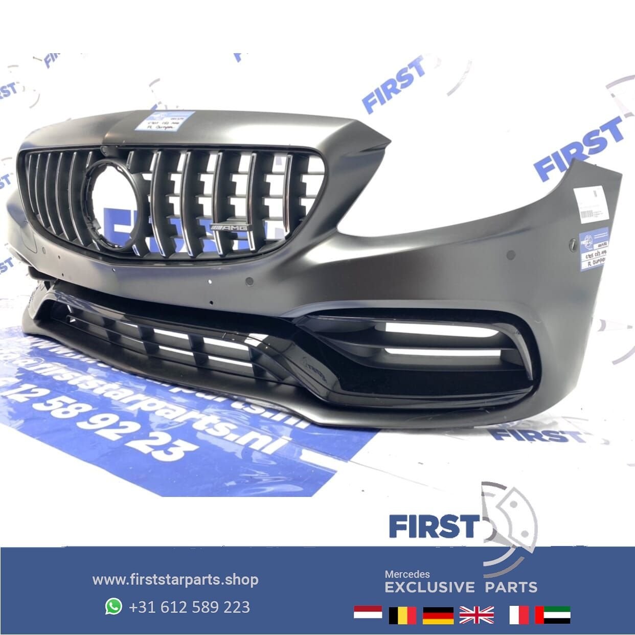 W205 C205 S205 FACELIFT C63 AMG VOORBUMPER COMPLEET originee, Utilisé, -, Avant, -