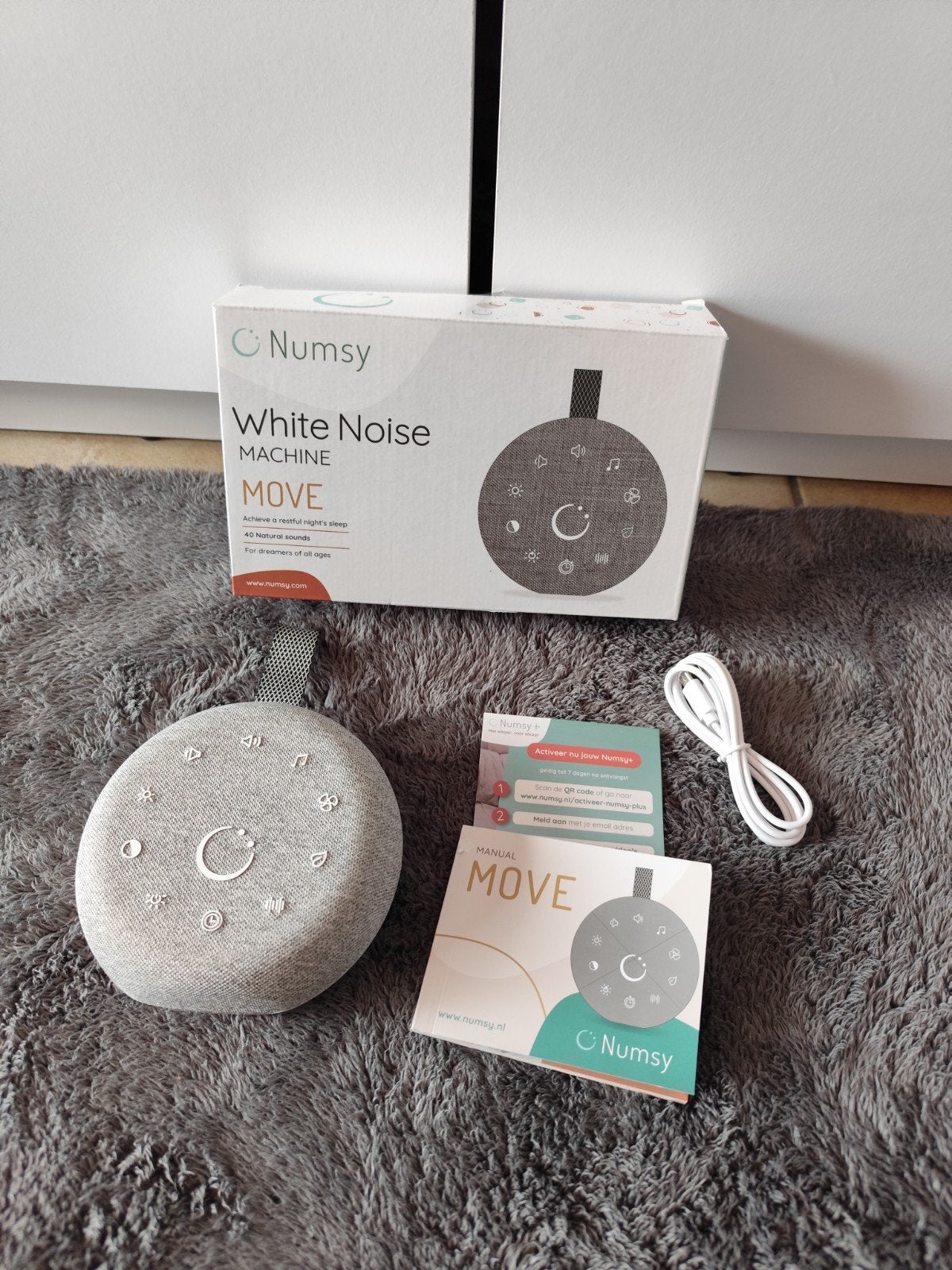 numsy white noise move nieuw, Ophalen, Nieuw