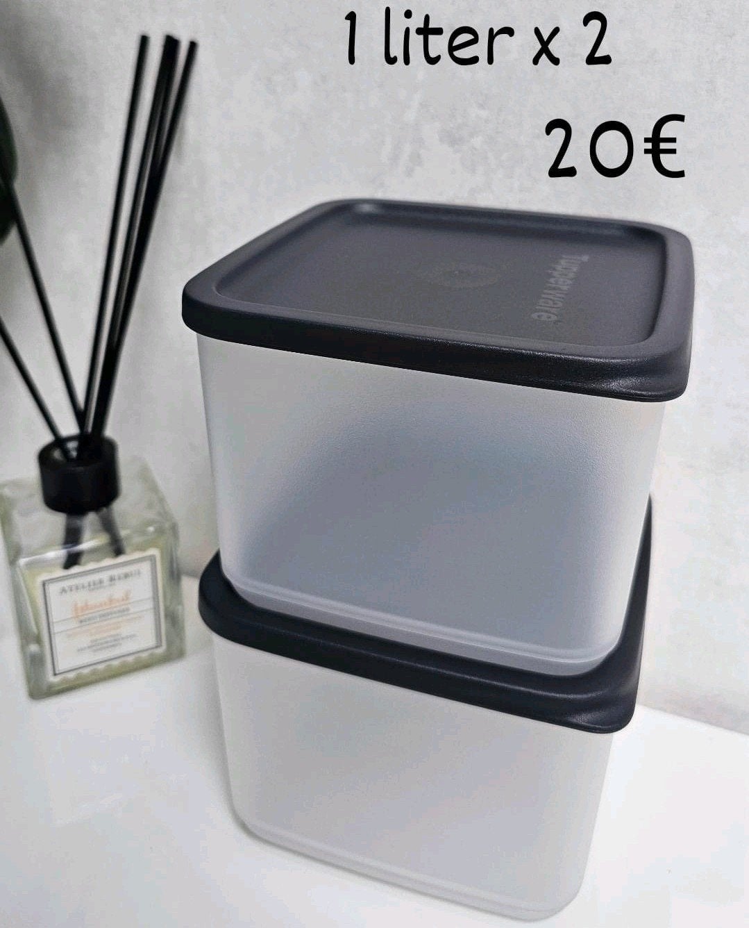 Boîtes de rangement Tupperware 2 cubix, Maison & Meubles, Cuisine| Tupperware, Enlèvement ou Envoi, Neuf